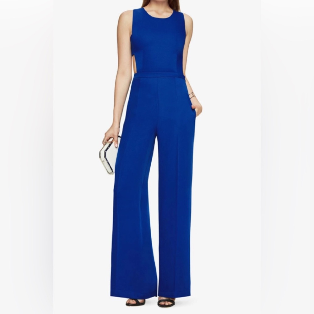 BCBGMaxAzria RoyalBlue Rossana Sleeveless Jumpsuit